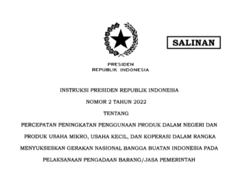 Presiden Keluarkan Inpres Percepatan Peningkatan Penggunaan Produk Dalam Negeri pada Pengadaan Barang/Jasa Pemerintah 1