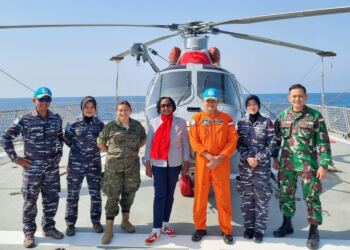 Tiga Srikandi KRI SIM-367 Terima Kunjungan Gender Advisor Unit UNIFIL 1