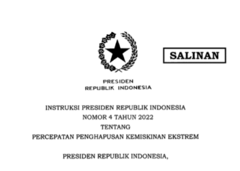 Presiden Jokowi Keluarkan Inpres 4/2022 tentang Percepatan Penghapusan Kemiskinan Ekstrem 1