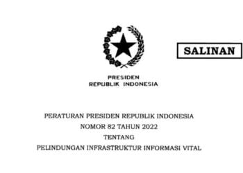 Presiden Terbitkan Perpres 82/2022 tentang Pelindungan Infrastruktur Informasi Vital 1
