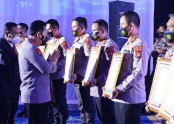Kemenkeu RI Beri Penghargaan Kepada Polresta Banyuwangi Atas Raihan Predikat Terbaik Capaian Indikator Kinerja Pelaksanaan Anggaran pada Satker Lingkup Polri 1