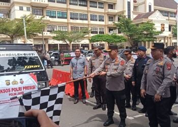 Kapolda Jambi Lepas Baksos Presisi, Bagikan 1.600 Paket Sembako 1