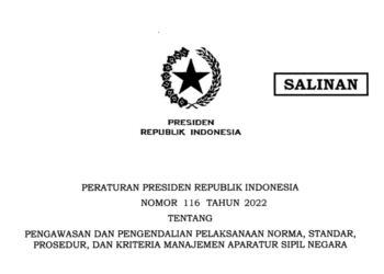 Pemerintah Terbitkan Aturan Pengawasan dan Pengendalian NSPK Manajemen ASN 1