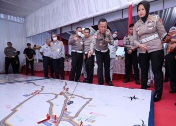 Korlantas Polri Tinjau Persiapan Operasi Lilin 2022 di Malang 1
