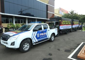 Peduli Bencana, Polda Jatim Salurkan Bansos untuk Korban Gempa Cianjur 1