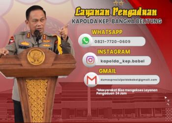 Polda Kep. Babel Buka Layanan Pengaduan 24 Jam Melalui Media Sosial 1