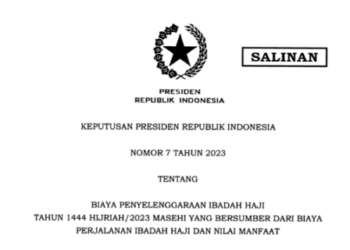 Pemerintah Terbitkan Keppres Biaya Penyelenggaraan Ibadah Haji 1444 H 14