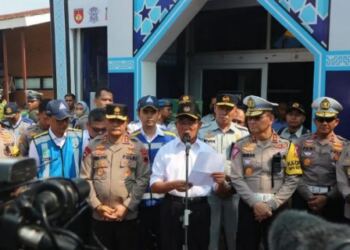 Menko PMK Imbau Pemudik Arus Balik Berbagi Waktu Istirahat di Rest Area 18