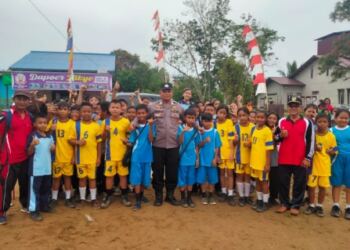 Hadiri 02SN, Bhabinkamtibmas Polsek Ella Hilir Akrab Bersama Para Pelajar 21
