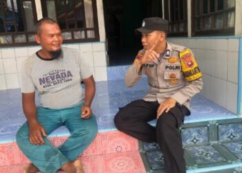 Jalin Silaturahmi Erat, Bhabinkamtibmas Ajak Warga Jaga Kamtibmas 19