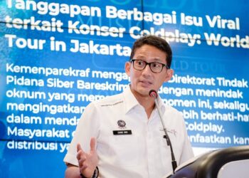 Menparekraf Apresiasi Langkah Cepat Polri Atasi Dugaan Penipuan Tiket Coldplay 20