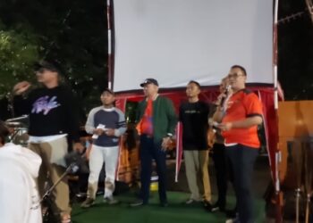 Nobar Sepak Bola Team Nasional Indonesia Lawan Argentina Bareng Warga, Begini Pesan Lurah Sunter Jaya 21