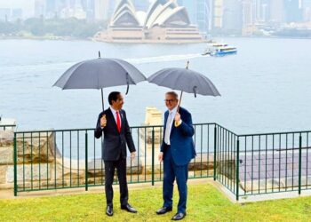 PM Australia Ajak Presiden Jokowi Berkeliling Admiralty House 13
