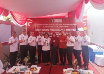 UPT Kumham Bogor Raya Gelar Baksos "Pengentasan Stunting" Memperingati Hari Kemenkumham RI ke-78 20