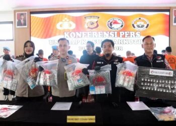 Dalam Dua Pekan, Polres Bogor Berhasil Ringkus 21 Tersangka Pengedar Narkoba 19
