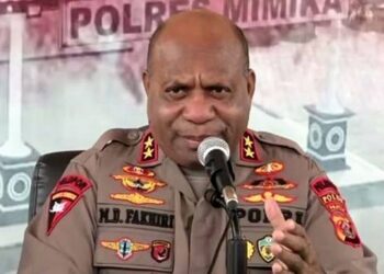 Polda Papua Tegaskan Buru Pelaku Pembakar Kantor Pemerintah di Yahukimo 19