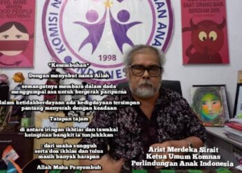 Ayo Anak Indonesia, Kita Berdoa Untuk Kesembuhan dan Kesehatan Ketua Umum Komnas Perlindungan Anak Indonesia 19