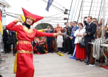 Misi Diplomasi, Satlat KJK Taruna AAL Tahun 2023 Laksanakan Coctail Party Di Rostock Jerman 18