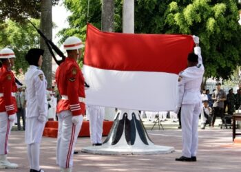 Dandim Pemalang Hadiri Upacara Peringatan Detik-detik Proklamasi Kemerdekaan RI Ke - 78 Tahun 2023 Kabupaten Pemalang 19