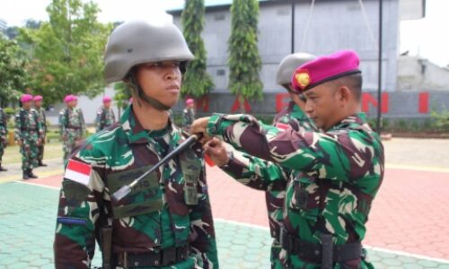 20230829_115117 Pembinaan Tradisi Terhadap Prajurit Baru, Danyonmarhanlan X Pimpin Upacara Pembukaan Bintra Juang Tamtama Remaja Angkatan XLII/1 Tahun 2023 TNI AL 4