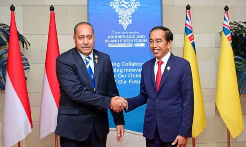 Presiden Jokowi Gelar Pertemuan Bilateral dengan Premier Niue 5