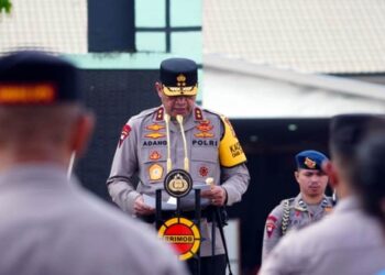 Apel Gelar Operasi Mantap Brata 2024, Kapolda : Kita Siap Ciptakan Pemilu Damai di Sulbar 17