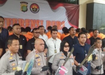 Selama Oktober 2023, Polres Metro Bekasi Berhasil Tangkap 28 Bandit 16