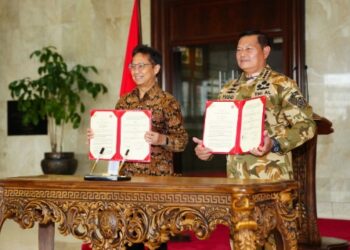 Panglima TNI dan Kemenkes RI Tandatangani MoU Sinergitas Penyelenggaraan Kerjasama Kesehatan 17