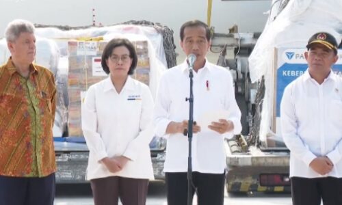 Presiden Lepas Bantuan Kemanusiaan Kemanusiaan Tahap ke-2 ke Palestina 2