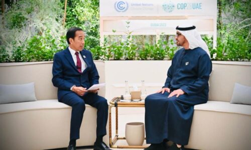 Presiden Jokowi Bersama Presiden MBZ Bahas Peningkatan Kerja Sama Indonesia-PEA 2