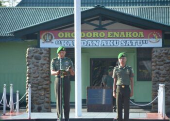 Kodim 1710/Mimika Gelar Upacara Peringatan Hari Bela Negara Ke-75 1