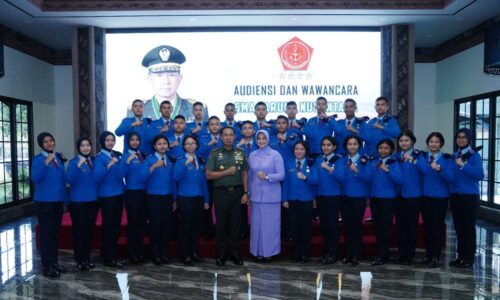 Panglima TNI Jenderal TNI Agus Subiyanto, S.E., M.Si., Terima Kunjungan Siswa SMA Taruna Nusantara 2