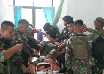 Rusak Momen Natal Kelompok Separatis Teroris Papua (KSTP) Serang Pos Pamtas TNI di Papua, Satu Prajurit TNI Gugur 21