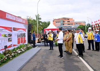 Presiden Jokowi Resmikan Tiga Jembatan Pengganti Jembatan Callender Hamilton di Provinsi Banten 21