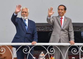 Presiden Jokowi Terima Kunjungan PM Xanana Gusmao di Istana Bogor 17
