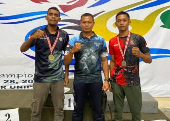 Atlet Muaythai Yonif 3 Marinir Sabet Medali Emas Pada Kejuaraan Wushu Sanda Open Di UNIPDU Jombang 20
