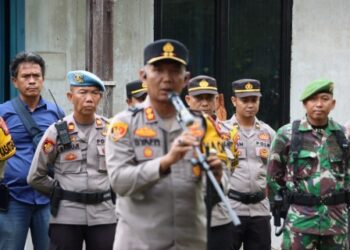 Hari Pertama Pleno Rekapitulasi Berjalan Aman, Kapolres Melawi : Pengamanan Tegas dan Tetap Humanis 19