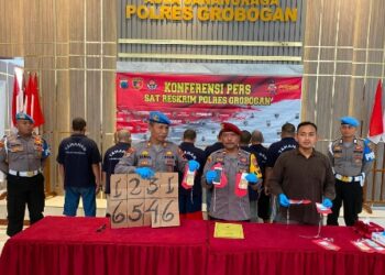Resmob Polres Grobogan Berhasil Ringkus 9 Orang Pelaku Judi Dadu 16