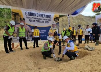 Sebagai Bentuk Sinergitas, Kementerian PUPR Mulai Pembangunan Rusun Polda Papua 20