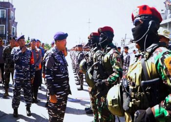Tujuh Kapal Perang (KRI) TNI Angkatan Laut, Satgasla Jaga Perairan Atas Dan Dalam Laut Pulau Dewata Bali 1