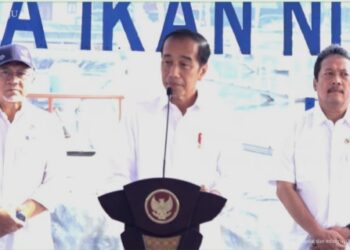 Presiden Joko Widodo Resmikan Modeling Kawasan Tambak Budidaya Ikan Nila Salin 16