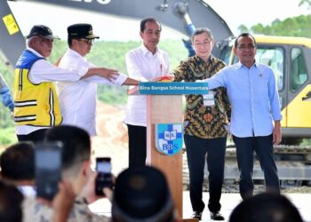 Presiden Jokowi Resmikan Peletakan Batu Pertama Bina Bangsa School Nusantara di IKN 18