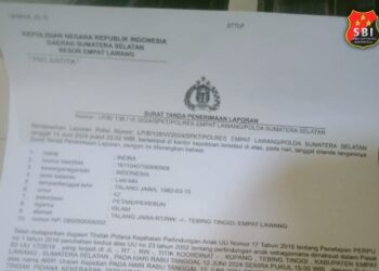 Terkait Dugaan Penganiayaan Anak Dibawah Umur Oleh Oknum Pegawai Lapas Tebing Tinggi, Keluarga Lapor Polisi 19