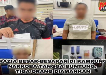 Razia Besar-Besaran di Kampung Narkoba Tangga Buntung, Tiga Orang Diamankan 17