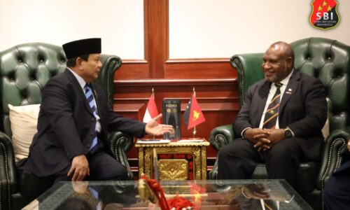 Menhan Prabowo Terima Kunjungan PM Papua Nugini, Bahas Kerja Sama Pertahanan 3