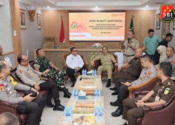 Hari Bakti Adhyaksa Ke 64, Kajari Jakarta Utara Dapat Kejutan Dari Kapolres dan Forkopimko 19
