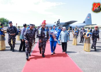 Danlanud Sultan Hasanuddin Sambut Kedatangan Kasal Dalam Kunjungan Kerja Di Makassar 20