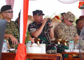 Panglima TNI Jenderal TNI Agus Subiyanto,S.E.,M,Si, Tinjau Langsung Latgab TNI Bersama Super Garuda Shield 17