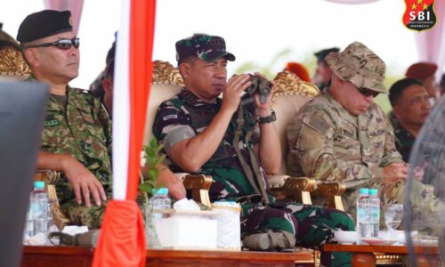Panglima TNI Jenderal TNI Agus Subiyanto,S.E.,M,Si, Tinjau Langsung Latgab TNI Bersama Super Garuda Shield 5