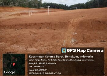Gelontorkan Dana Desa Hingga Setengah Miliar lebih Pemdes Air Latak Seluma Bangun Lapangan Sepak Bola, Menjadi Sorotan Publik 20